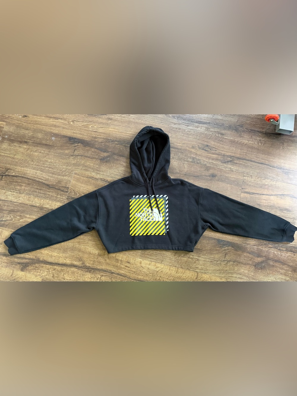 The North Face Black Cropped Hoodie